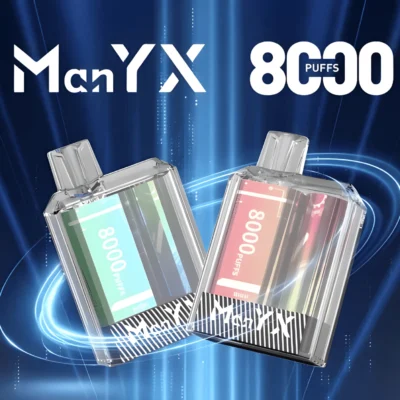 ManYX 蠻夷熊 8000口一次性電子煙｜原裝正品・3% 丁鹽・多口味・超長續航
