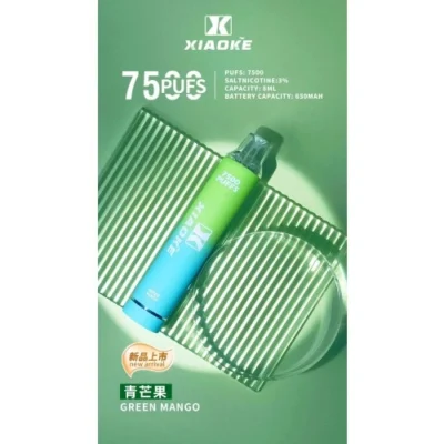 梟客一次性電子煙 Xiaoke 7500口超長續航，3%尼古丁鹽 首選