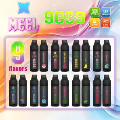 MEEL 9000 Puffs 拋棄式電子煙｜原裝正品・超長續航・9種口味